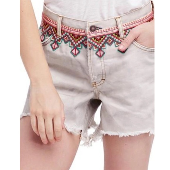Free people borderline shorts size 26 - Picture 2 of 4